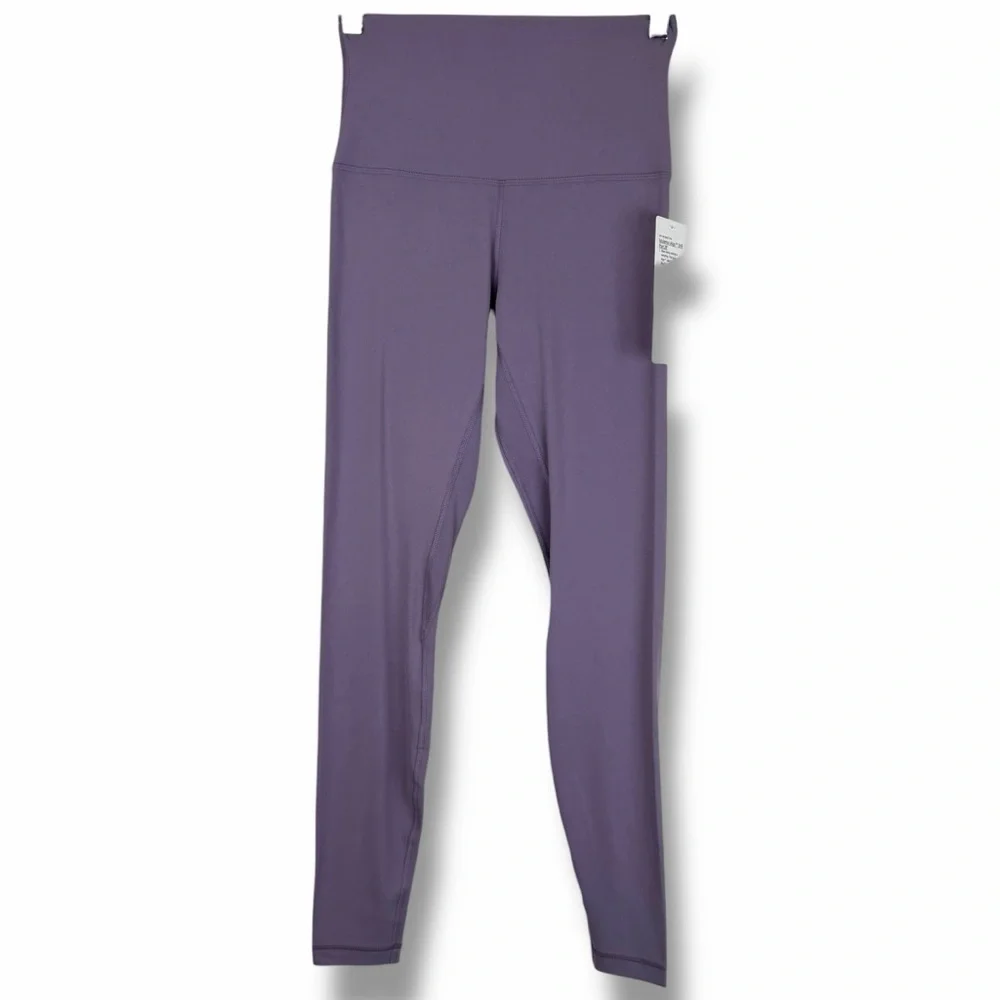 lululemon Align Super High Rise SHR Pant Leggings 28” Purple Ash PPAS size 6 NWT - Picture 4 of 9